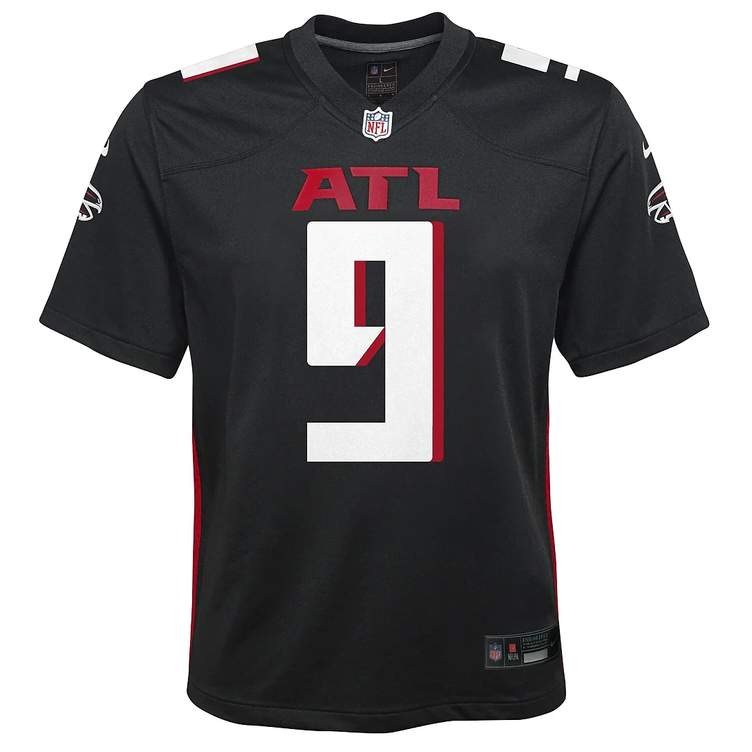 Zennovawear Michael Penix Jr. Atlanta Falcons Youth Team Game Jersey - Black