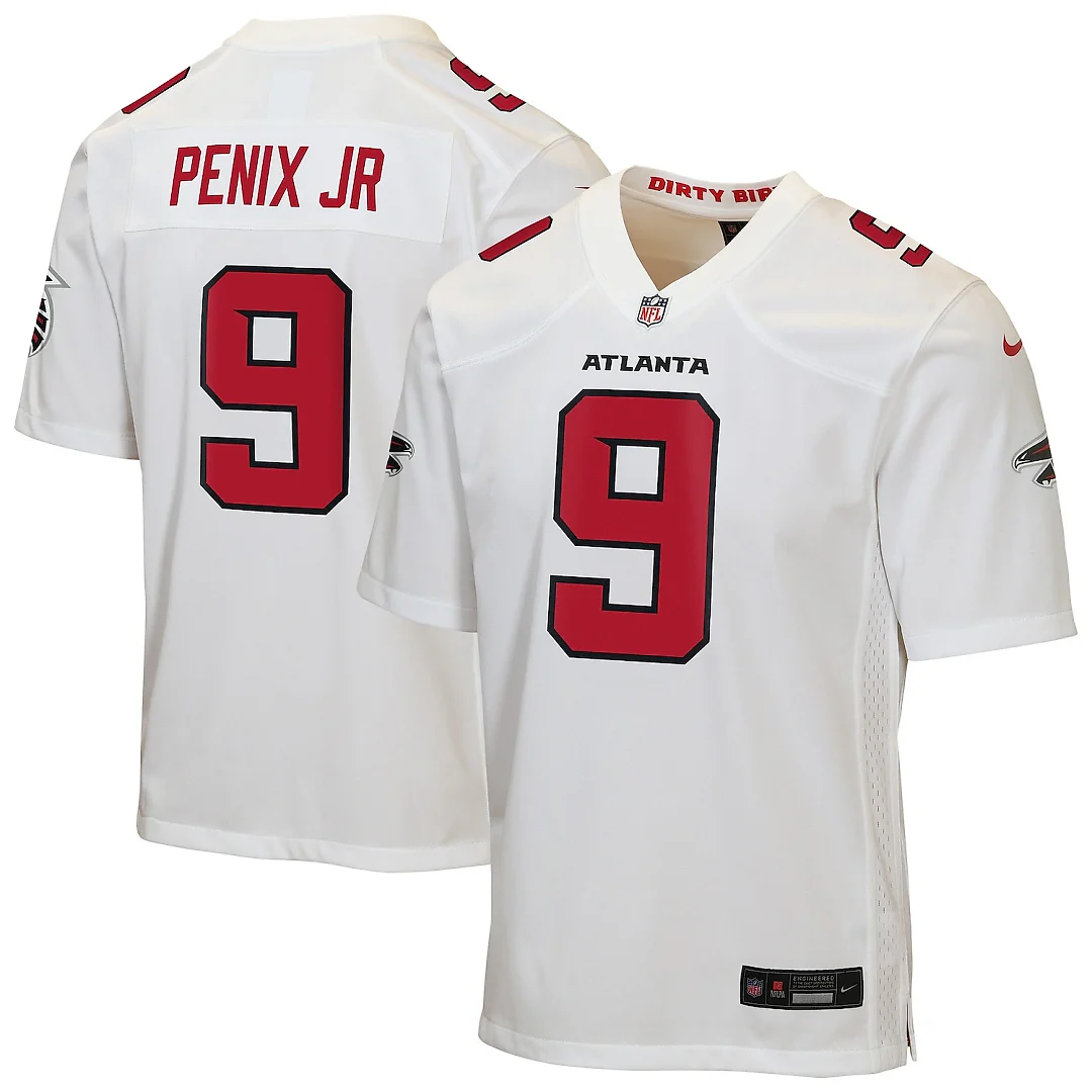 Zennovawear Michael Penix Jr. Atlanta Falcons Youth Game Jersey - White