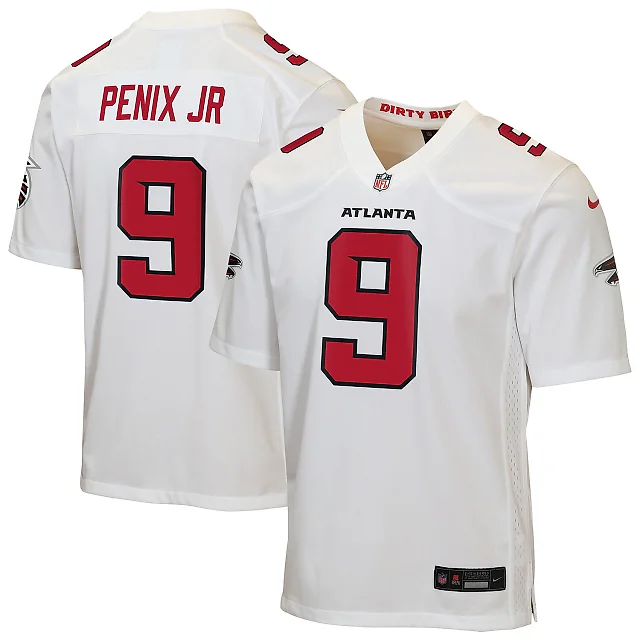 Zennovawear Michael Penix Jr. Atlanta Falcons Youth Game Jersey - White