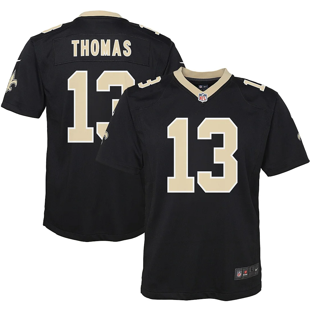 Zennovawear Michael Thomas New Orleans Saints Youth Game Jersey - Black