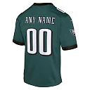 Zennovawear Philadelphia Eagles Youth Custom Game Jersey - Midnight Green