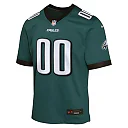 Zennovawear Philadelphia Eagles Youth Custom Game Jersey - Midnight Green