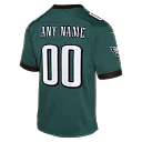 Zennovawear Philadelphia Eagles Youth Team Custom Game Jersey - Midnight Green