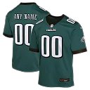 Zennovawear Philadelphia Eagles Youth Team Custom Game Jersey - Midnight Green