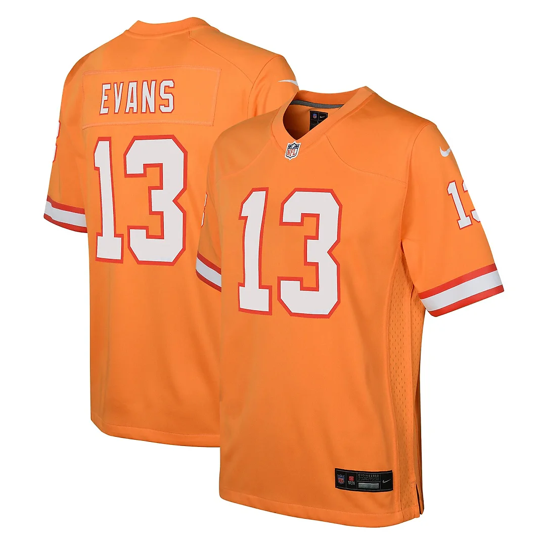 Zennovawear Mike Evans Tampa Bay Buccaneers Youth Game Jersey - Orange