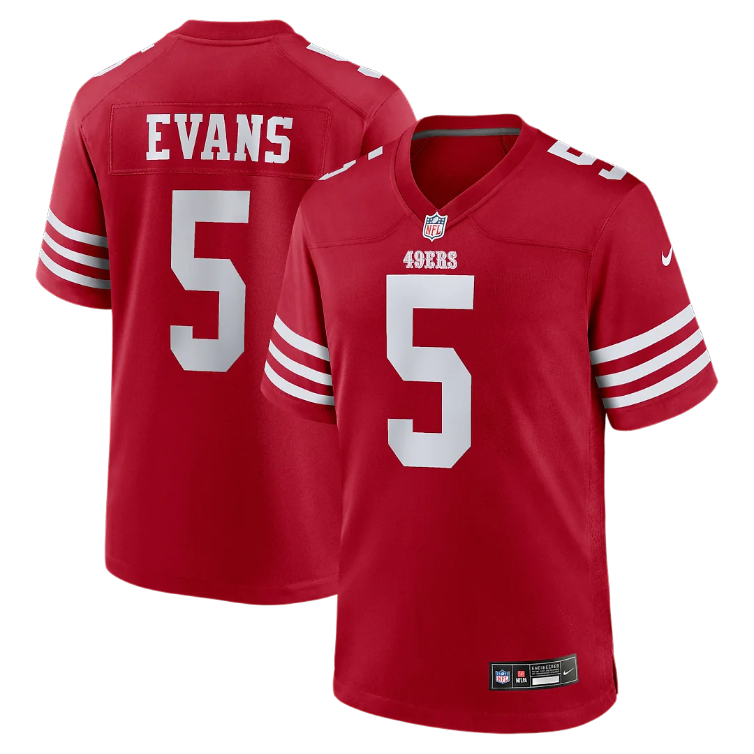 Zennovawear Mike Evans San Francisco 49ers Youth Game Jersey - Scarlet