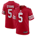 Zennovawear Mike Evans San Francisco 49ers Youth Game Jersey - Scarlet
