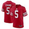 Zennovawear Mike Evans San Francisco 49ers Youth Game Jersey - Scarlet