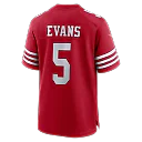Zennovawear Mike Evans San Francisco 49ers Youth Game Jersey - Scarlet