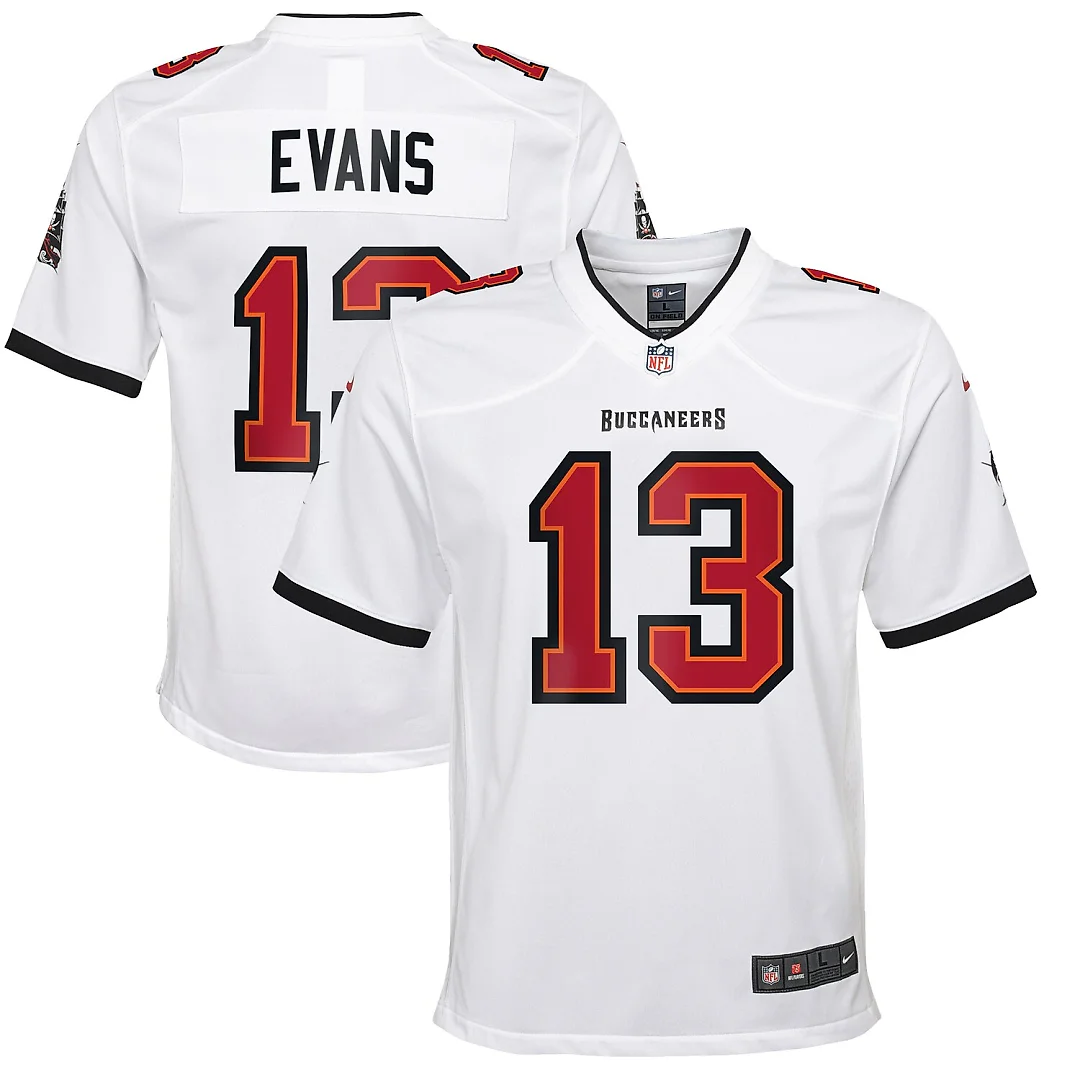 Zennovawear Mike Evans Tampa Bay Buccaneers Youth Game Jersey - White