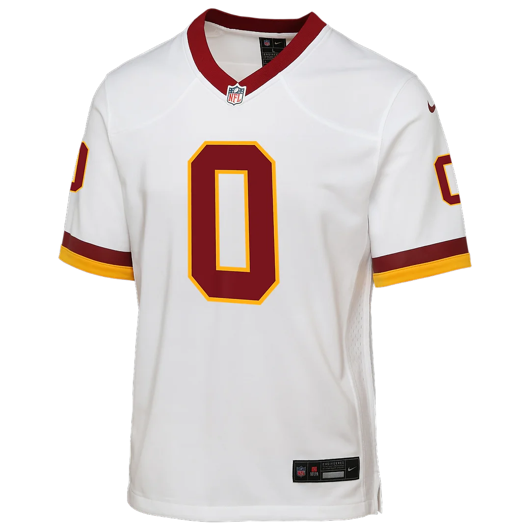 Zennovawear Mike Sainristil Washington Commanders Youth Alternate 2 Game Jersey - White