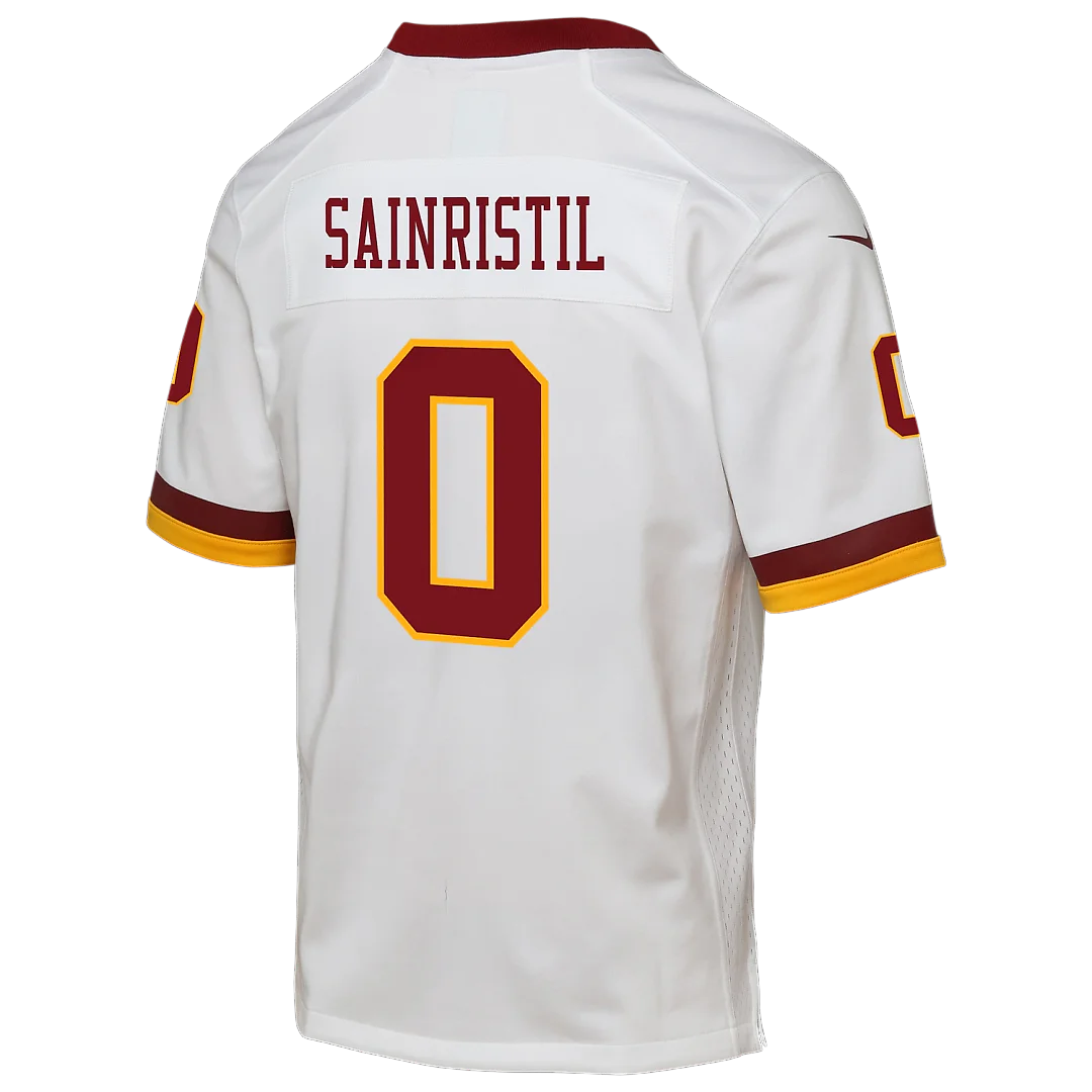 Zennovawear Mike Sainristil Washington Commanders Youth Alternate 2 Game Jersey - White