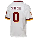 Zennovawear Mike Sainristil Washington Commanders Youth Alternate 2 Game Jersey - White
