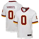Zennovawear Mike Sainristil Washington Commanders Youth Alternate 2 Game Jersey - White