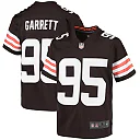 Zennovawear Myles Garrett Cleveland Browns Youth Game Jersey - Brown