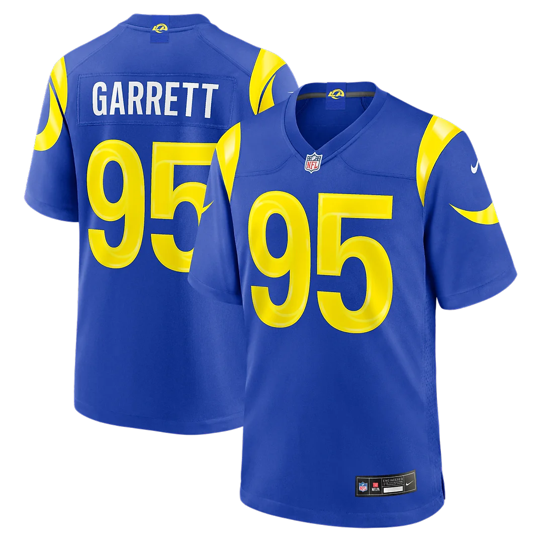 Zennovawear Myles Garrett Los Angeles Rams Youth Team Game Jersey - Royal