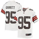 Zennovawear Myles Garrett Cleveland Browns Youth Game Jersey - White