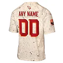 Zennovawear Arizona Cardinals Youth 2025 Rivalries Collection Custom Game Jersey - Natural