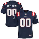 Zennovawear New England Patriots Youth Custom Game Jersey - Navy