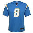 Zennovawear Omarion Hampton Los Angeles Chargers Youth Team Game Jersey - Powder Blue