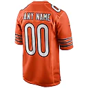 Zennovawear Chicago Bears Youth Alternate Custom Game Jersey - Orange