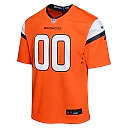 Zennovawear Denver Broncos Youth Team Custom Game Jersey - Orange