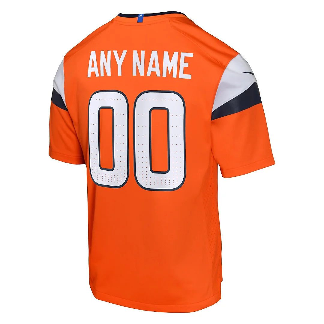 Zennovawear Denver Broncos Youth Team Custom Game Jersey - Orange