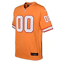 Zennovawear Tampa Bay Buccaneers Youth Custom Throwback Game Jersey - Orange
