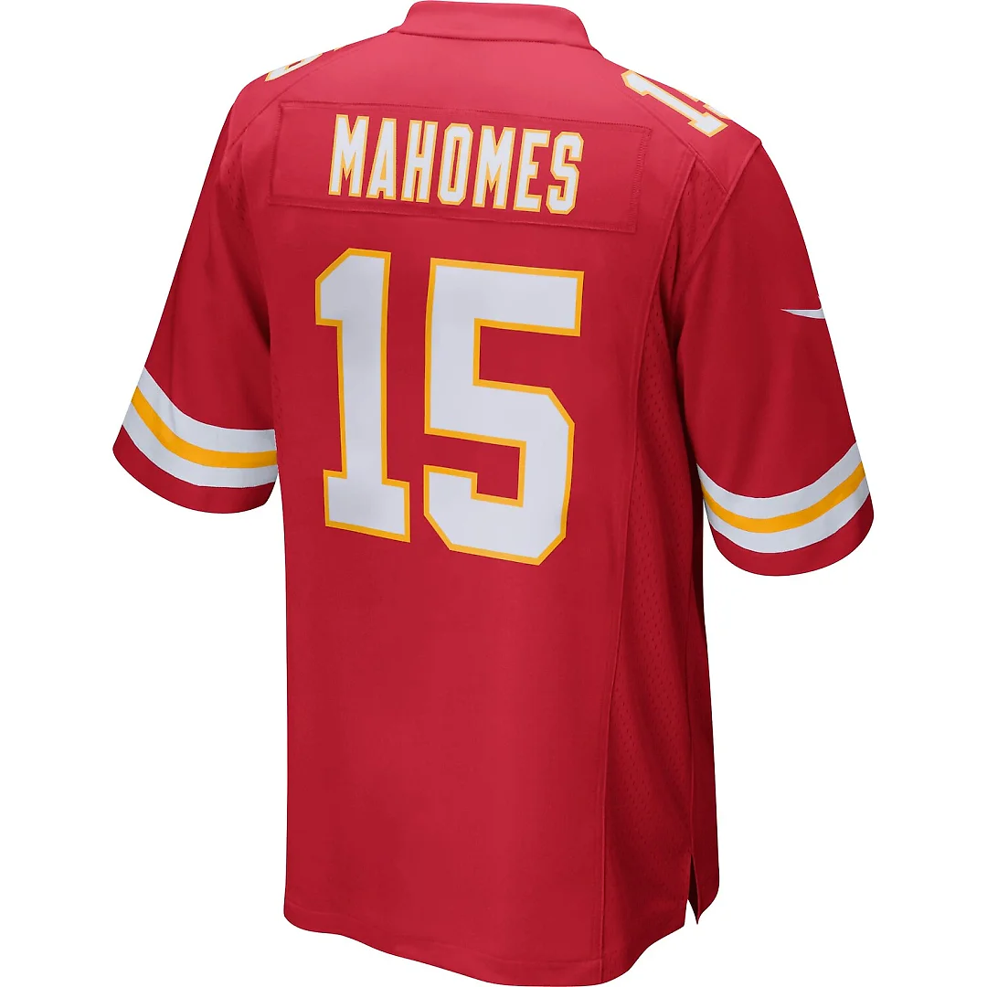 Zennovawear Patrick Mahomes Kansas City Chiefs Youth Game Jersey - Red