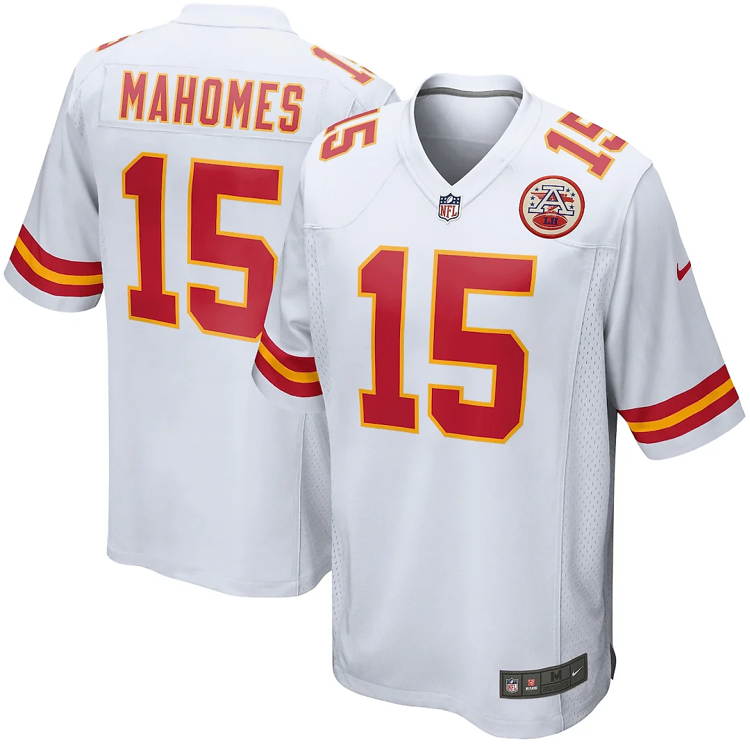 Zennovawear Patrick Mahomes Kansas City Chiefs Youth Game Jersey - White