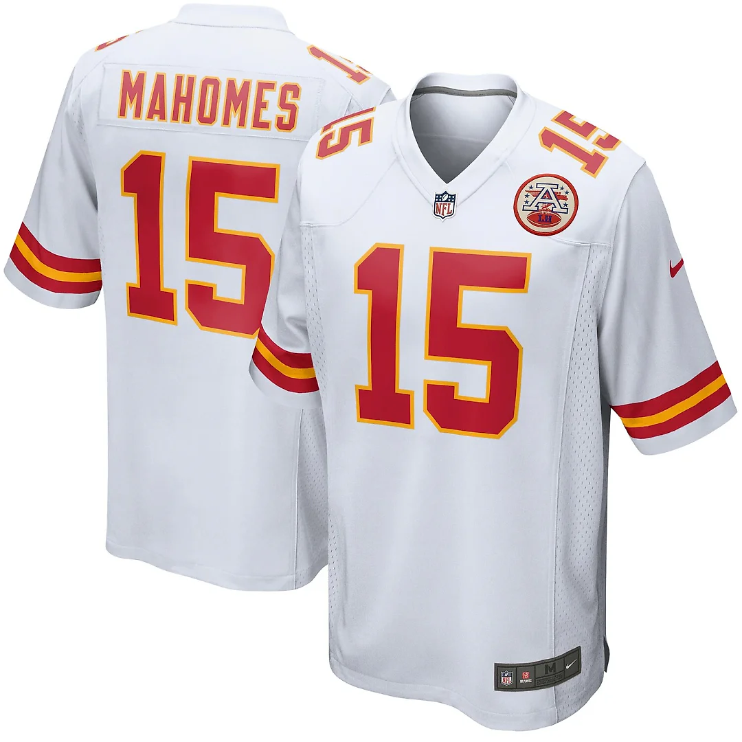 Zennovawear Patrick Mahomes Kansas City Chiefs Youth Game Jersey - White