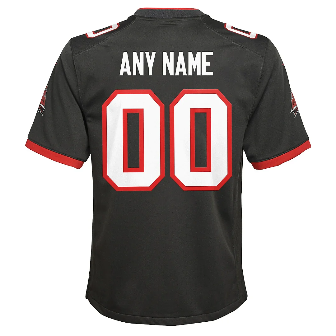 Zennovawear Tampa Bay Buccaneers Youth Alternate Custom Game Jersey - Pewter