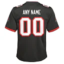 Zennovawear Tampa Bay Buccaneers Youth Alternate Custom Game Jersey - Pewter