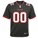 Zennovawear Tampa Bay Buccaneers Youth Alternate Custom Game Jersey - Pewter