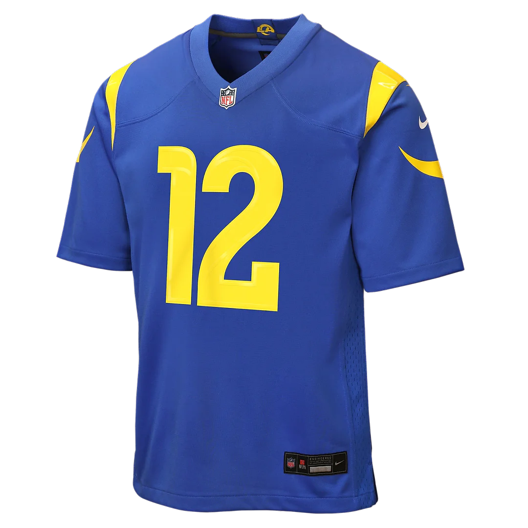 Zennovawear Puka Nacua Los Angeles Rams Youth Game Jersey - Royal