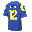 Zennovawear Puka Nacua Los Angeles Rams Youth Game Jersey - Royal