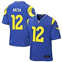 Zennovawear Puka Nacua Los Angeles Rams Youth Game Jersey - Royal