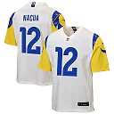 Zennovawear Puka Nacua Los Angeles Rams Youth Game Jersey - White
