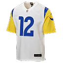 Zennovawear Puka Nacua Los Angeles Rams Youth Game Jersey - White