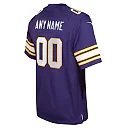Zennovawear Minnesota Vikings Youth Classic Custom Game Jersey - Purple