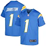 Zennovawear Quentin Johnston Los Angeles Chargers Youth Game Jersey - Powder Blue