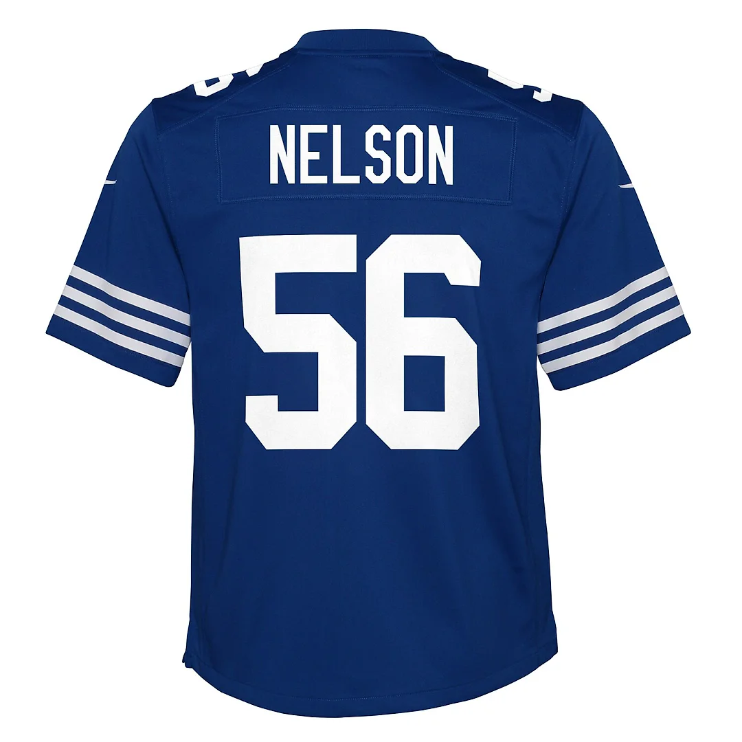 Zennovawear Quenton Nelson Indianapolis Colts Youth Game Jersey - Royal