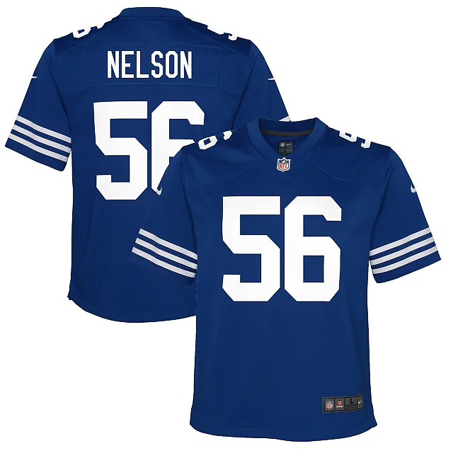 Zennovawear Quenton Nelson Indianapolis Colts Youth Game Jersey - Royal