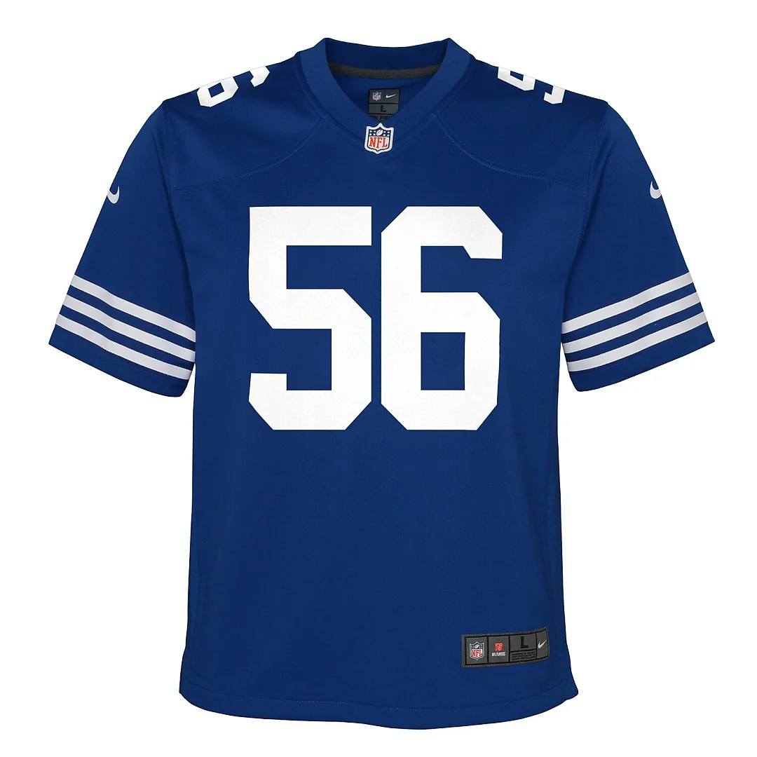 Zennovawear Quenton Nelson Indianapolis Colts Youth Game Jersey - Royal