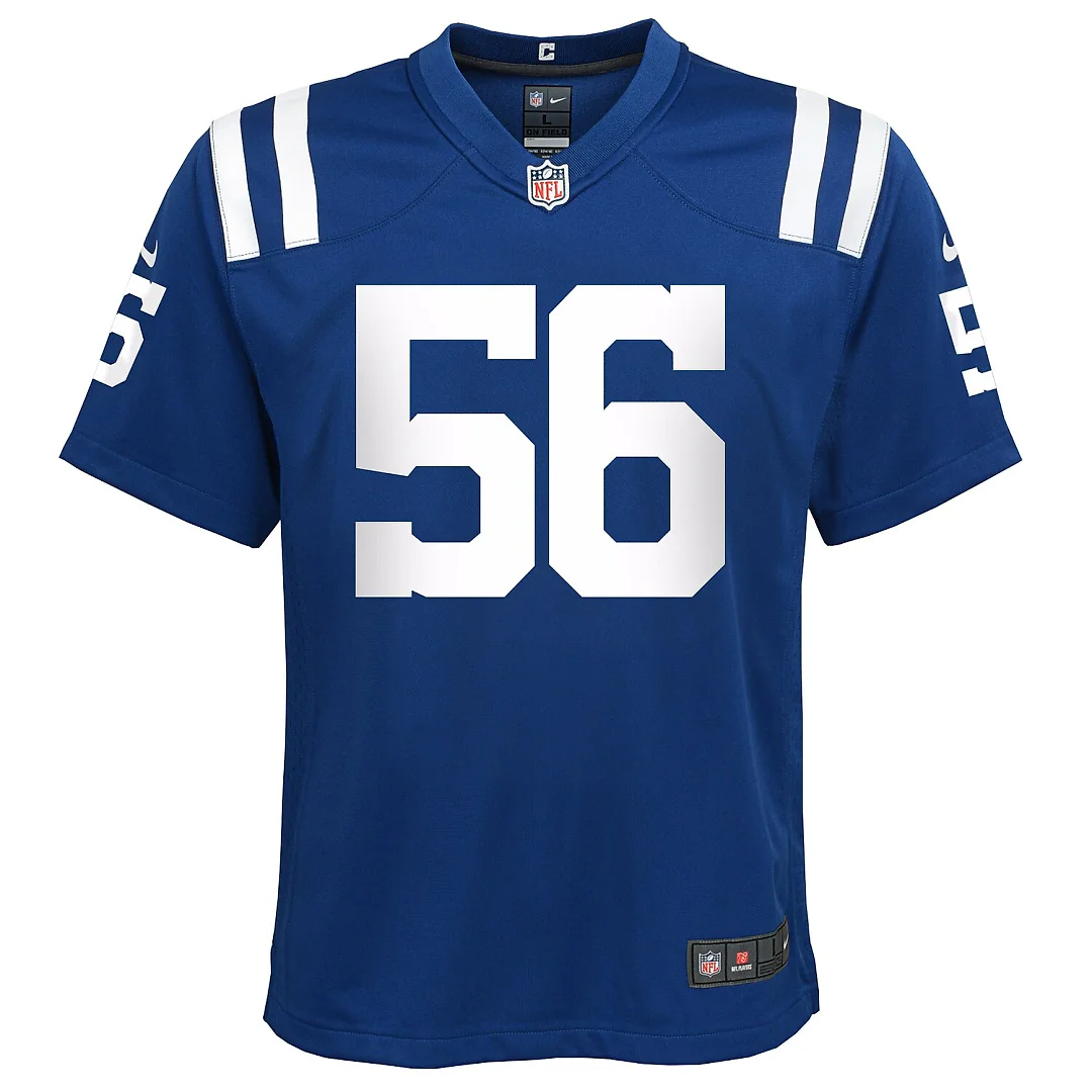 Zennovawear Quenton Nelson Indianapolis Colts Youth Game Jersey - Royal
