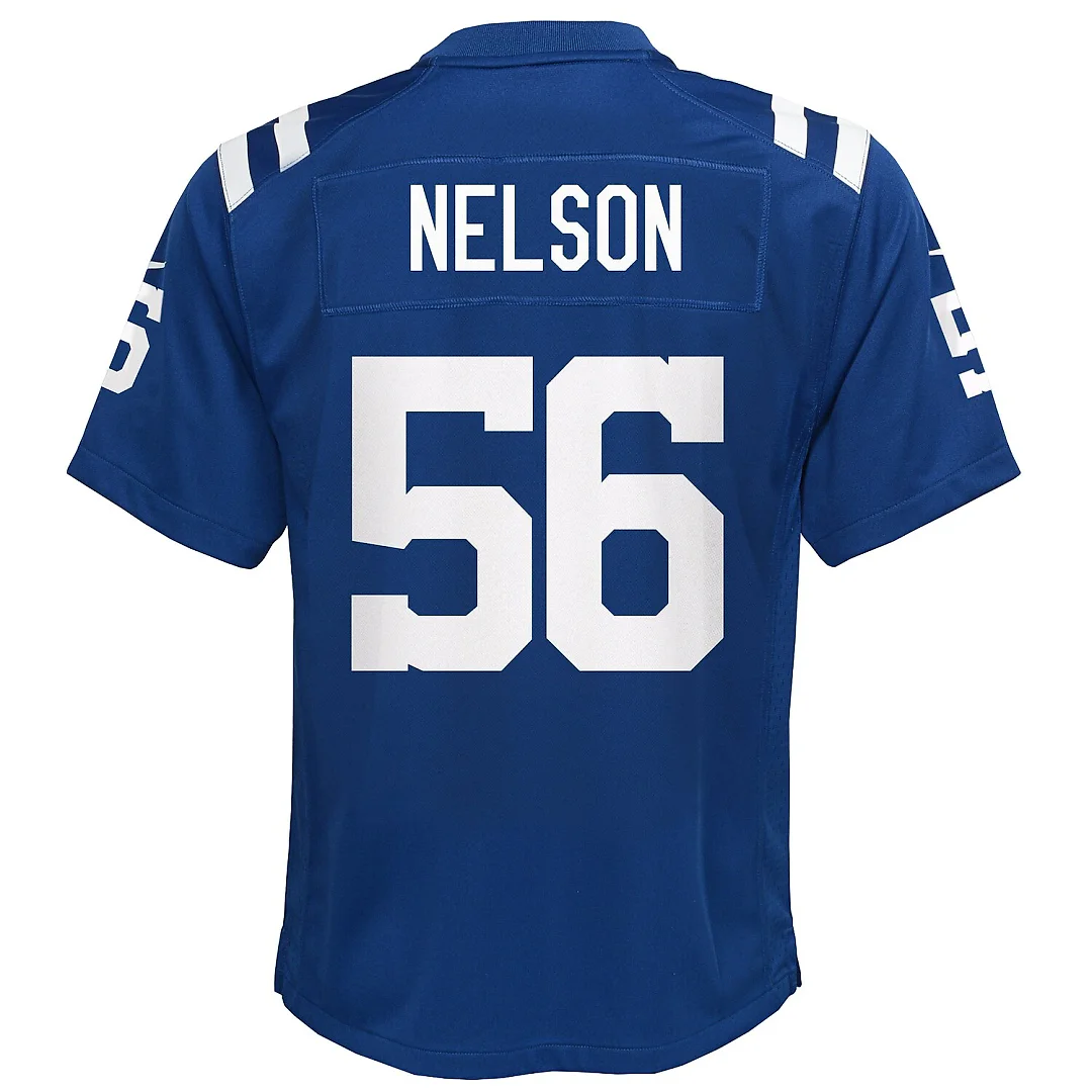 Zennovawear Quenton Nelson Indianapolis Colts Youth Game Jersey - Royal
