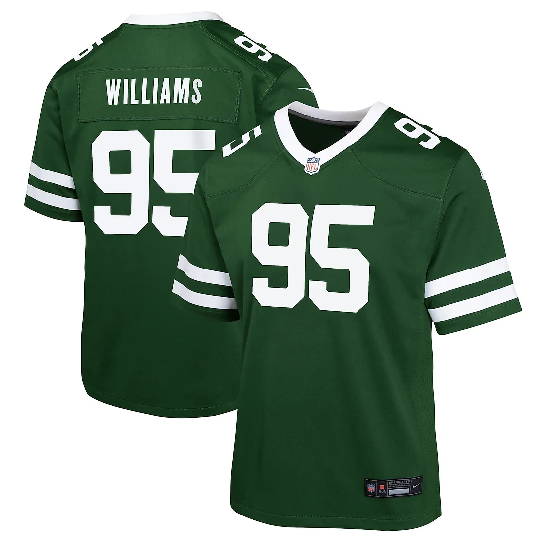 Zennovawear Quinnen Williams New York Jets Youth Game Jersey - Green