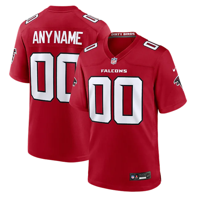 Zennovawear Atlanta Falcons Youth Custom Game Jersey - Red
