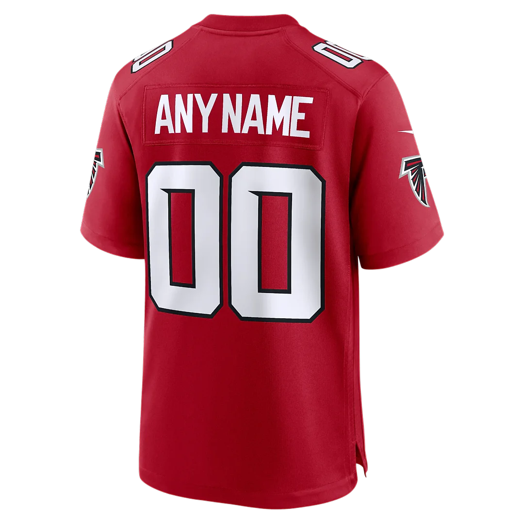 Zennovawear Atlanta Falcons Youth Custom Game Jersey - Red