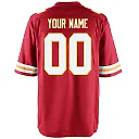 Zennovawear Kansas City Chiefs Youth Custom Game Jersey - Red